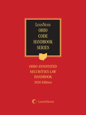 cover image of Ohio Annotated Securities Law Handbook